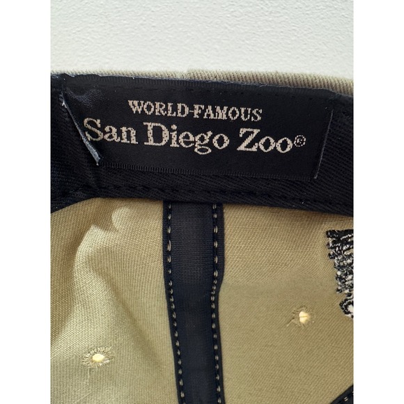 Vintage World Famous San Diego Zoo Panda Patch Adjustable Youth Baseball Cap Hat - Picture 12 of 12